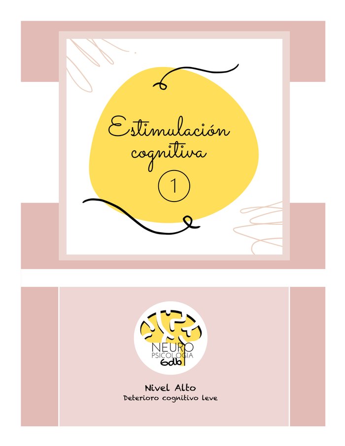Portada de los cuadernos de nivel alto (línea rosa)
